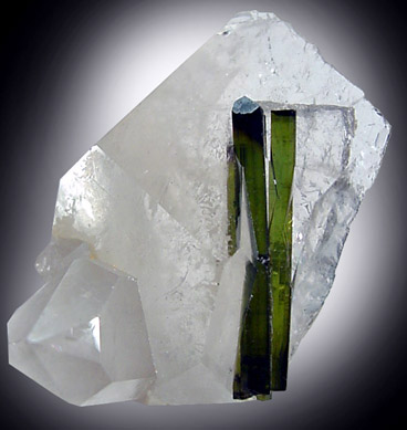 Elbaite Tourmaline and Quartz from Minas Gerais, Brazil