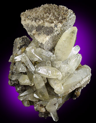 Calcite with Pyrite, Dolomite from Sweetwater Mine, Viburnum Trend, Reynolds County, Missouri