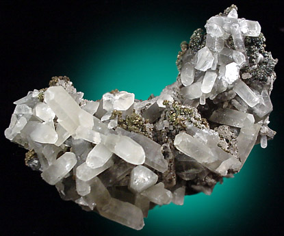 Calcite with Pyrite, Dolomite from Sweetwater Mine, Viburnum Trend, Reynolds County, Missouri