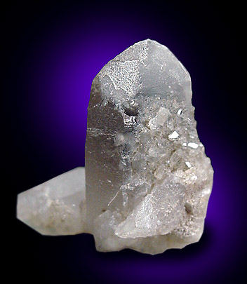 Phenakite on Quartz from Lord Hill Quarry, Stoneham, Oxford County, Maine
