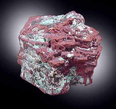 Copper pseudomorph after Aragonite from Corocoro, LaPaz Dept., Bolivia