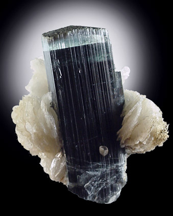 Tourmaline and Albite from Stak Nala, Skardu Road, Baltistan, Gilgit-Baltistan, Pakistan