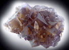 Fluorite with Calcite from Cave-in-Rock District, Hardin County, Illinois