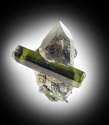 Elbaite Tourmaline in Quartz from Minas Gerais, Brazil