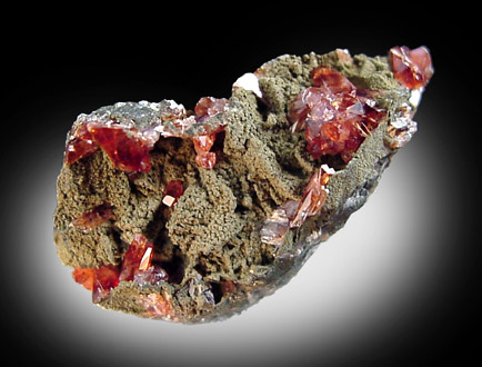 Rhodochrosite and Alabandite from Santa Eulalia District, Aquiles Serdán, Chihuahua, Mexico