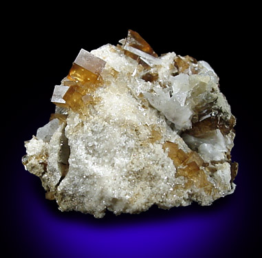 Fluorite and Celestine from Clay Center, Ohio