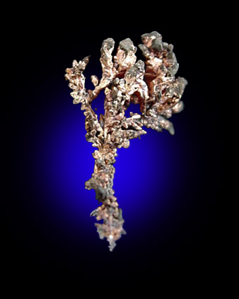 Copper, crystallized from Bisbee, Warren District, Cochise County, Arizona