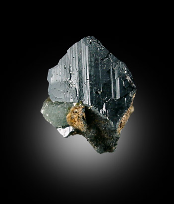 Babingtonite from Lane's Quarry, Westfield, Hampden County, Massachusetts