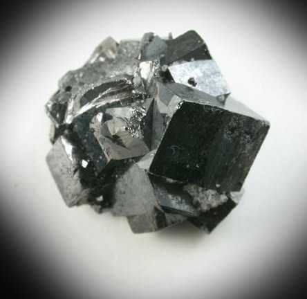 Magnetite (rare cubic crystal form) from ZCA Mine No. 4, Fowler Ore Body, 2500' Level, Balmat, St. Lawrence County, New York