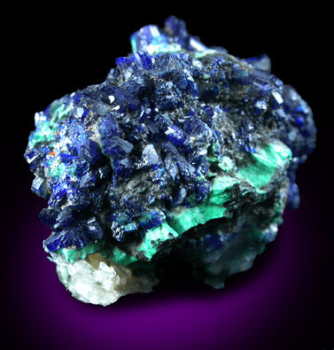 Azurite and Malachite from Tyncha, Galway, Ireland