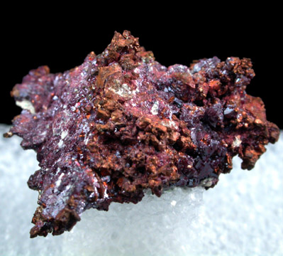 Cuprite and Native Copper from Ray Mine, Mineral Creek District, Pinal County, Arizona