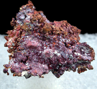 Cuprite and Native Copper from Ray Mine, Mineral Creek District, Pinal County, Arizona