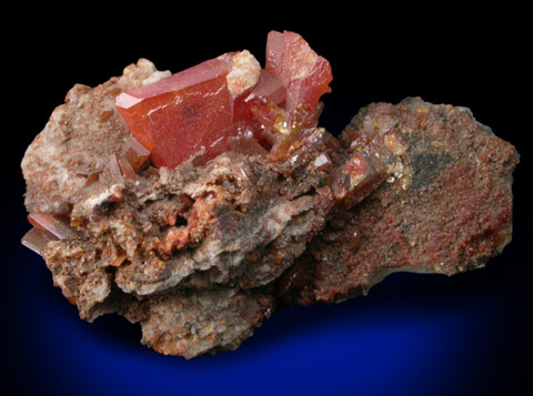 Wulfenite from Red Cloud Mine, Silver District, La Paz County, Arizona