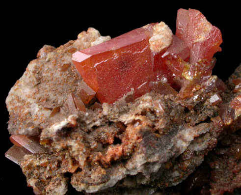 Wulfenite from Red Cloud Mine, Silver District, La Paz County, Arizona