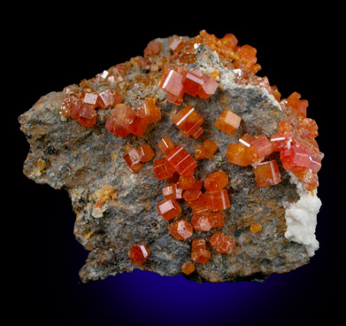 Vanadinite from Apache Mine (Vanadium Shaft), 8 km north of Globe, Gila County, Arizona