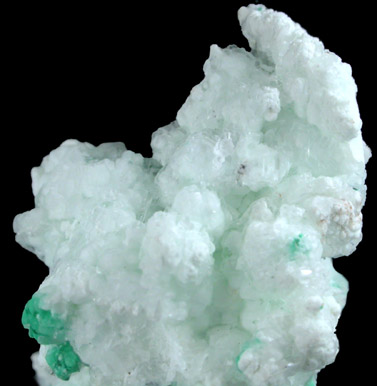 Aragonite var. Cuprian from Bou Bekker, Morocco