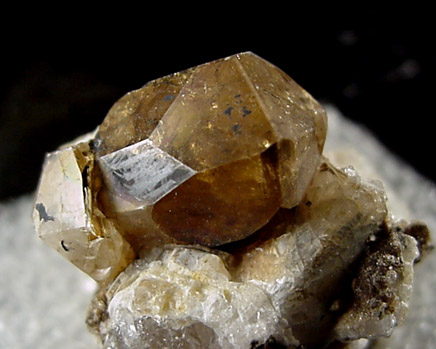 Quartz (Japan Law-twinned) from Warstein, Westphalia, Germany