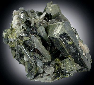 Epidote with Quartz from Green Monster Mountain-Copper Mountain area, south of Sulzer, Prince of Wales Island, Alaska