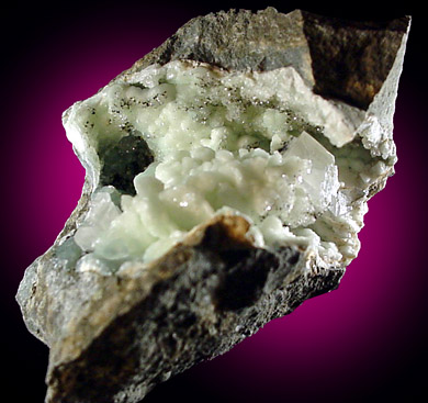 Prehnite and Calcite from Millington Quarry, Bernards Township, Somerset County, New Jersey