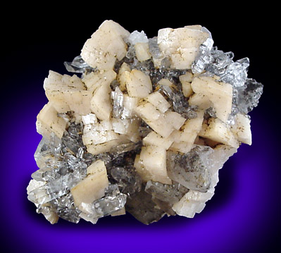 Dolomite and Quartz from Barrett Quarry, 3.5 km north of Norwood, St. Lawrence County, New York