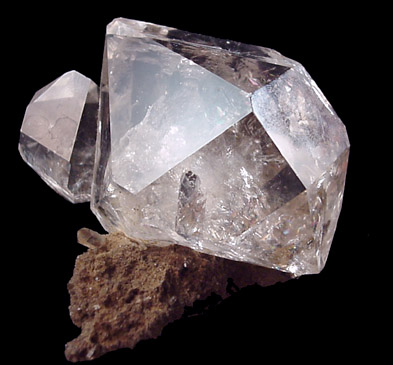 Quartz var. Herkimer Diamond from Hastings Farm, Fonda, Montgomery County, New York