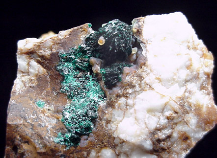 Pseudomalachite from Rheinbreitbach, Germany