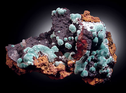 Rosasite from Mina Ojuela, Mapimi, Durango, Mexico