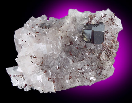 Uvite Tourmaline on Magnesite from Brumado District, Serra das guas, Bahia, Brazil