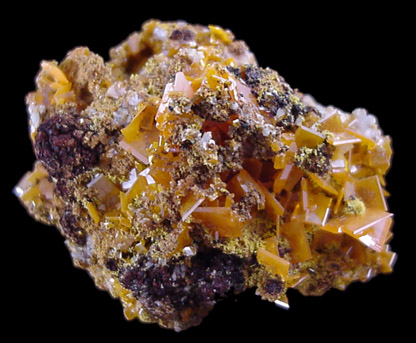 Wulfenite from Harrington-Hickory Mine, Beaver County, Utah