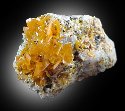 Wulfenite from Harrington-Hickory Mine, Beaver County, Utah