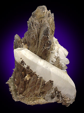 Calcite and Quartz from Camp Bird Mine, Ouray, Colorado
