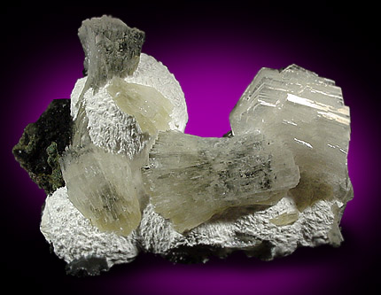 Stilbite on Laumontite from Jalgaon, Maharashtra, India