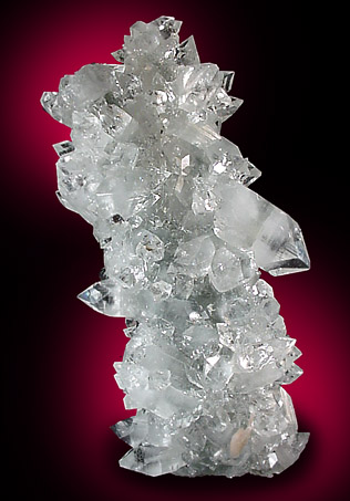 Apophyllite on Quartz from Jalgaon, Maharashtra, India