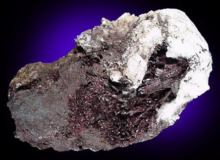 Piemontite from St. Marcel, Valle d'Aosta, Italy