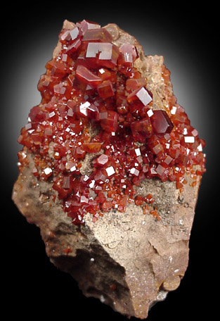 Vanadinite from Mibladen, Morocco