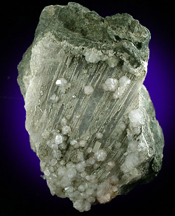 Analcime in cast after Anhydrite from Prospect Park Quarry, Prospect Park, Passaic County, New Jersey