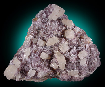 Barite on Fluorite from Wagon Wheel Gap fluorspar mine, Mineral County, Colorado