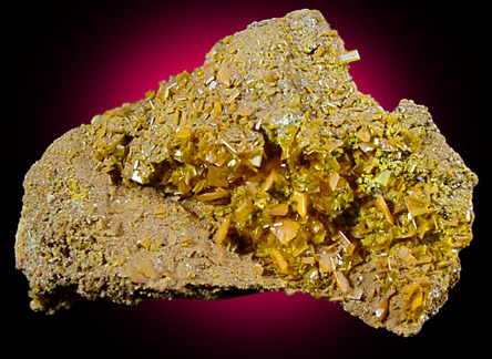 Wulfenite from Harrington-Hickory Mine, Beaver County, Utah