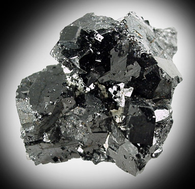 Magnetite, rare cubic crystals from 2500' level, ZCA Mine #4, Balmat, St. Lawrence County, New York