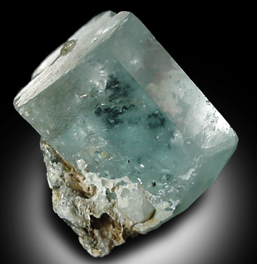 Beryl variety Aquamarine from Shengus, Gilgit-Skardu Road, Gilgit District, Gilgit-Baltistan, Pakistan