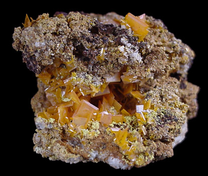 Wulfenite from Harrington-Hickory Mine, Beaver County, Utah