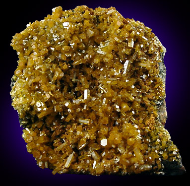 Mimetite on Cesarolite from Guatomo Mine, near Tham Thalu, south of Hat Yai, Yala Province, Thailand