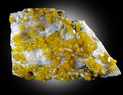 Mimetite from Guatomo Mine, near Tham Thalu, south of Hat Yai, Yala Province, Thailand