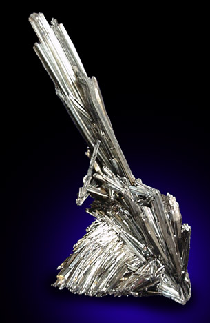 Stibnite from Lueshi, Hunan Province, China