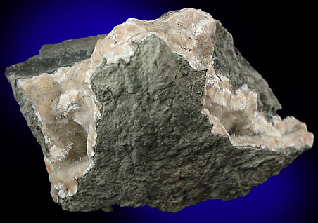 Natrolite with Pyrite from Kibblehaus Quarry, Perkiomenville, Pennsylvania