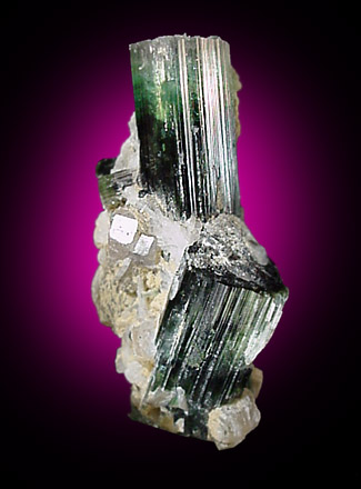 Elbaite with Apatite from Minas Gerais, Brazil