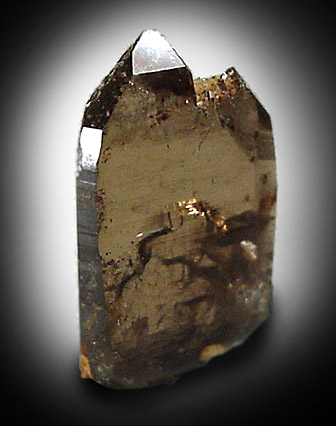 Quartz var. Smoky from Rotten Rock Pit, Davis Hill, Brownfield, Maine