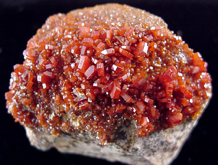 Vanadinite from Mibladen, Morocco