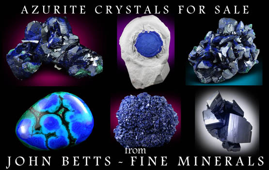 John Betts - Fine Minerals gallery of Azurite Specimens