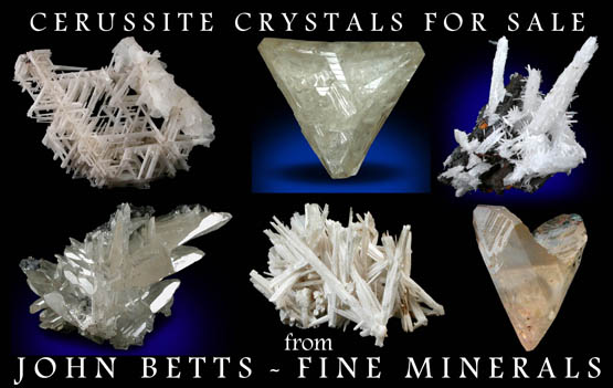 John Betts - Fine Minerals gallery of Cerussite Specimens